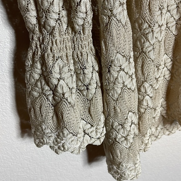 Free People Simone Lace Dress Size Small In Neutral Cream Tan - Picture 7 of 12